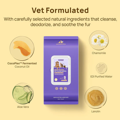 Hypoallergenic Pet Wipes