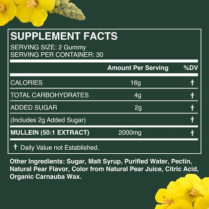Mullein Extract Gummies