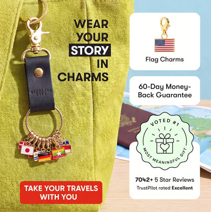Flag Charms Set