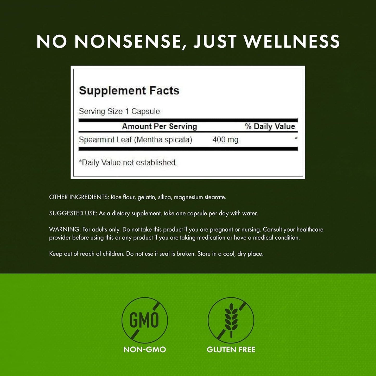 Full Spectrum Spearmint Leaf Capsules